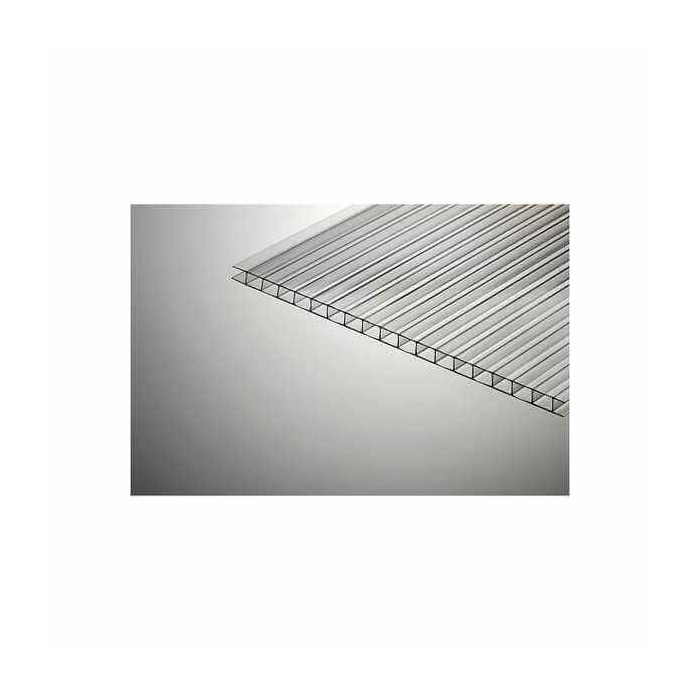 Сотовый поликарбонат 25 мм КОЛИБРИ прозрачный 2100х6000 мм