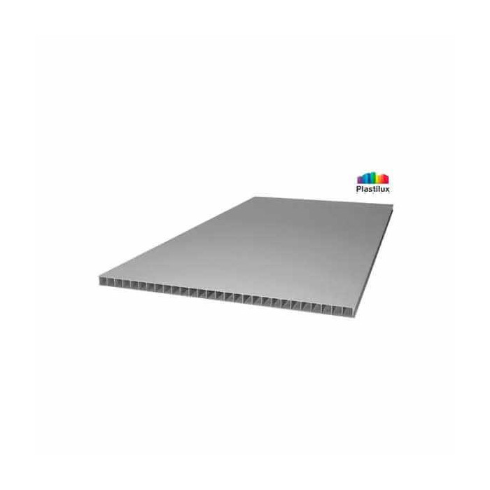 Сотовый поликарбонат 8 мм ULTRAMARIN серебро 2100х6000 мм